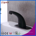 Fyeer New Cold and Hot Water Washbasin Black Sensor Tap with Temperature Adjust Valve
